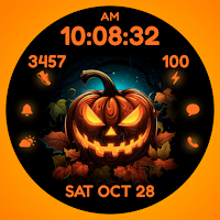 AZ268 Pumpkin Watch Halloween