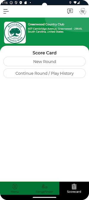Greenwood Country Club - SC Screenshot 1
