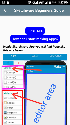 Sketchware Beginners Guide Screenshot 2