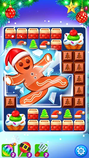 Christmas Cookie - Santa Claus's Match 3 Adventure Screenshot 2