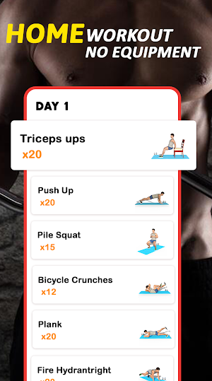 Fitness - Workout at Home Screenshot 3