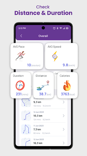 Daily Running Tracker with GPS Screenshot 1