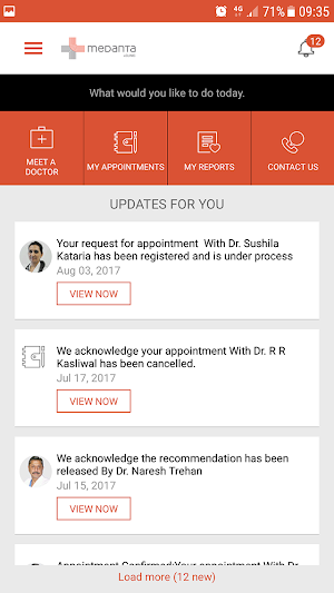 Medanta eCLINIC - Consult Medanta Doctors Online Screenshot 2