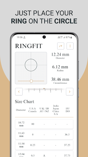RingFit Pro - Know Ring Size Screenshot 3