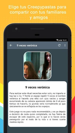 Creepypastas Historias en Español Screenshot 3