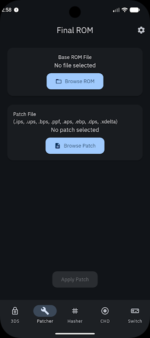 Final ROM Screenshot 0