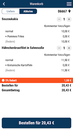 Athen Grillhaus Weißenfels Screenshot 1