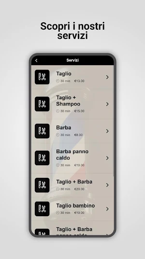 Caggio Barber Lab Screenshot 1