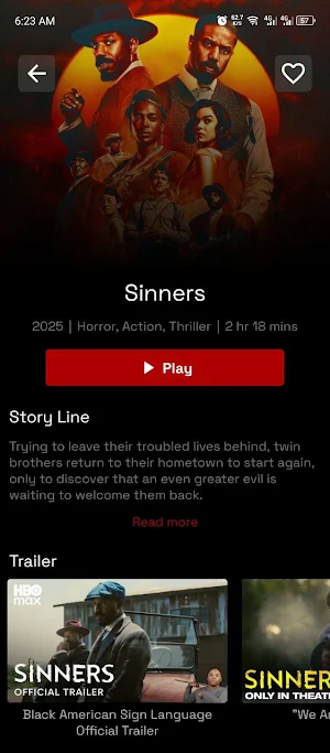 BOX HD Movies: Watch HD Movies Screenshot 2
