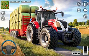 Tractor Driving & Farming Game Screenshot 0