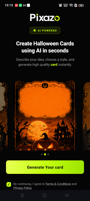 AI Halloween Card Maker Screenshot 3