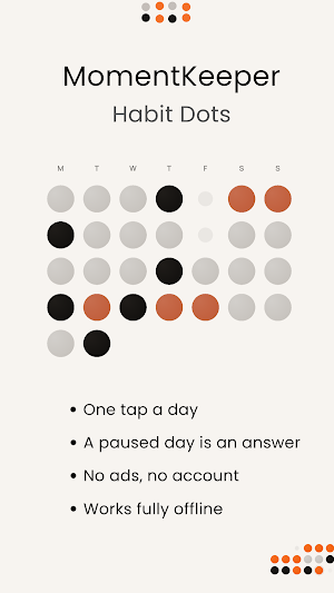 MomentKeeper: Habit Dots Screenshot 0