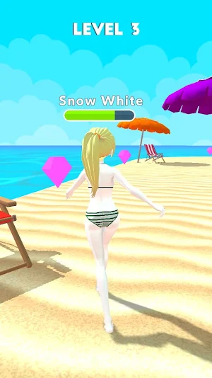 Suntan Run!-Summer body runner Screenshot 0