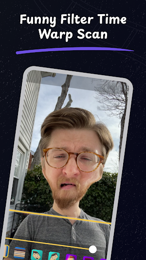Time warp scanner- Funny face Screenshot 0