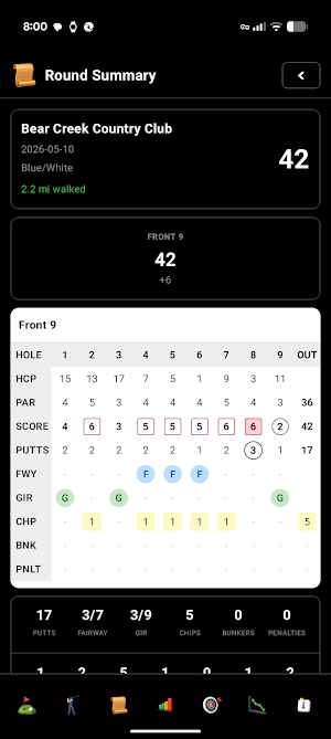GolfSMRT Screenshot 3