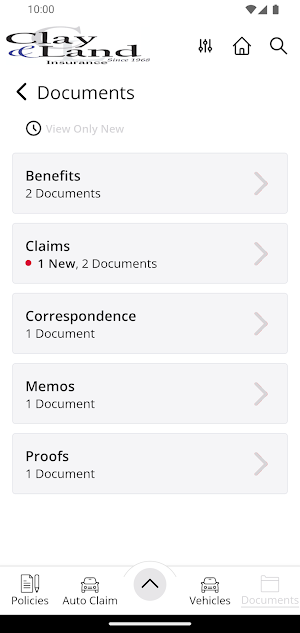 Clay & Land Insurance Screenshot 2