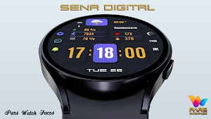 Sena Digital Watch Face Screenshot 3