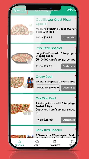 Twice The Deal Pizza Screenshot 2