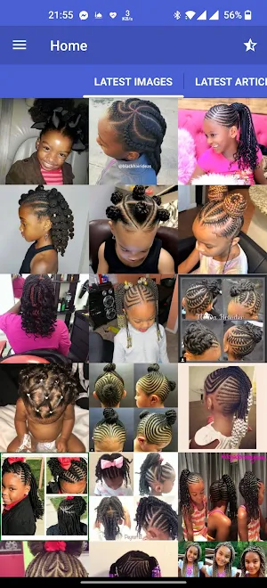 African kids Hairstyle Models Screenshot 0