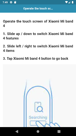 User Guide for Xiaomi Mi Band 4 Screenshot 1