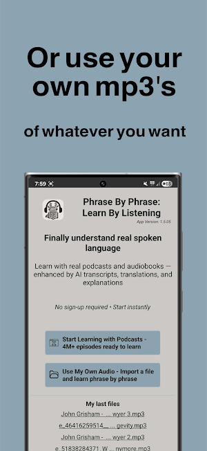 PhraseByPhrase Screenshot 3
