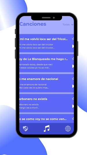 Canciones de Nacional Screenshot 0