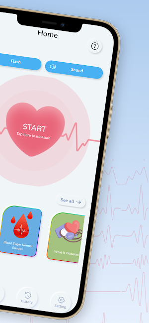 Heart Rate Blood Pressure Pro Screenshot 1