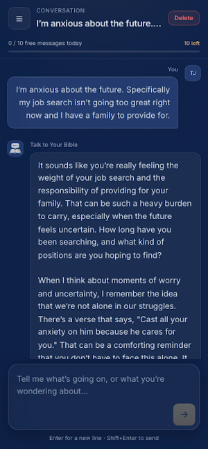 Bible Chat Screenshot 3