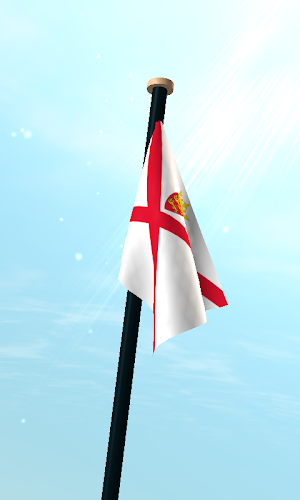 Jersey Flag 3D Live Wallpaper Screenshot 2
