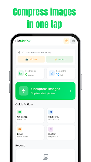 PicShrink - Image Compressor Screenshot 0