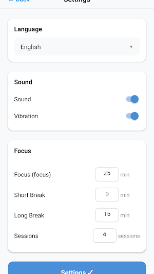 Focus Flow - Timer & Pomodoro Screenshot 3