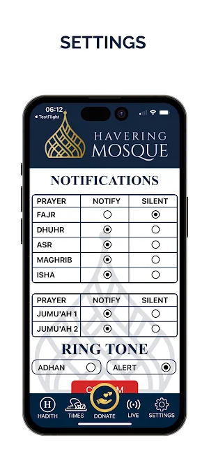 HICC Prayer Times Screenshot 3