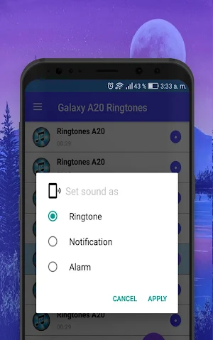 Galaxy A20 Ringtones Screenshot 2