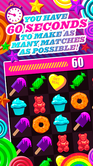 Sugar Shock - One Minute Match Mayhem Screenshot 1