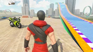 Ninja Rope Hero Escape Screenshot 0