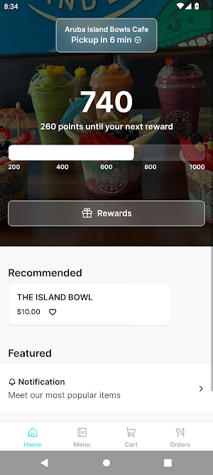 Aruba Island Bowls Cafe Screenshot 0