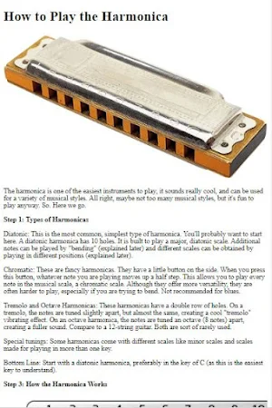 How to Play Harmonica Screenshot 0