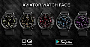 Aviator's Watchface Wear OS Screenshot 2
