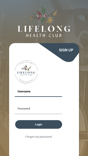 LifeLong Health Club Screenshot 2