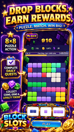 Block Slots: Puzzle Rewards Screenshot 1