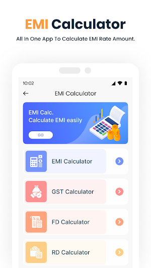 Easy EMI Loan Calculator Screenshot 0
