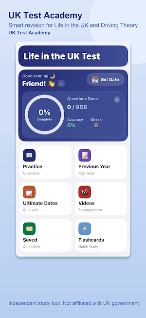 UKTestAcademy Screenshot 2