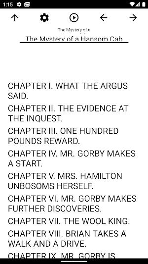 Book, The Mystery of a Hansom  Screenshot 0