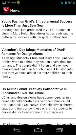 UC Alumni Screenshot 3