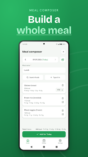 Sevio: Weekly Calorie Budget Screenshot 2
