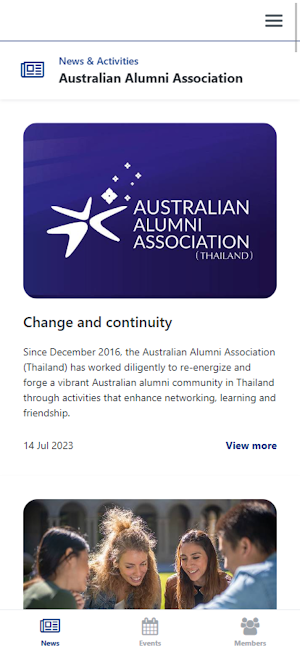 Aust Alumni Thailand - CONNECT Screenshot 1