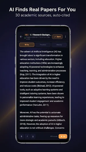 ThesisMate: Research Assistant Screenshot 2