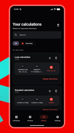 Alfa FinCalc Screenshot 3