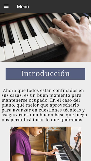 Entrenamiento para pianistas Screenshot 1