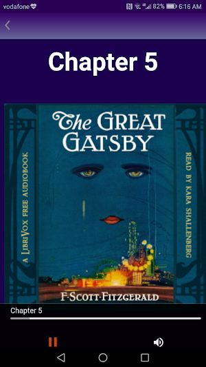 The Great Gatsby Free Audiobook Screenshot 3